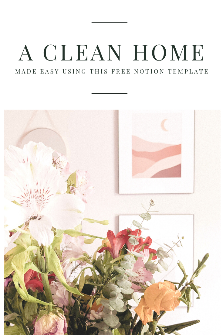 How to use Notion & Sunsama to keep your home clean
