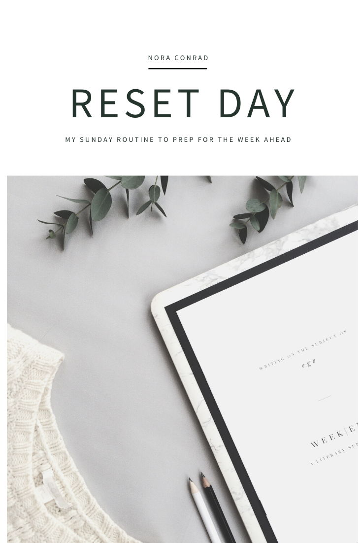 Reset Day” asks to start your week off on the right foot