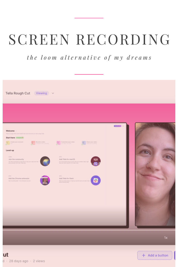 The single best solution to beautiful screen recordings