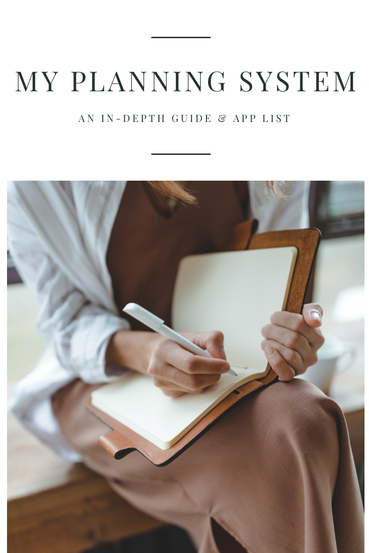 My Planning System; an in-depth look at how I plan everything